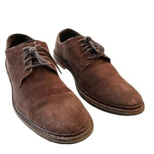 Cole Haan Williams Buck II Oxford C14238 Chestnut Brown Suede Size 9.5 Classic